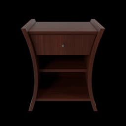 Bedside Table African Cherry image 1